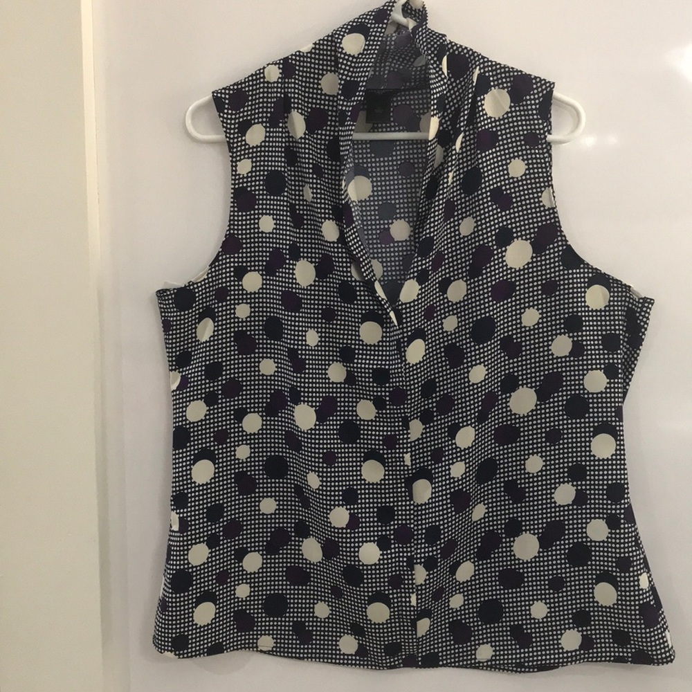 Ann Taylor Print Blouse